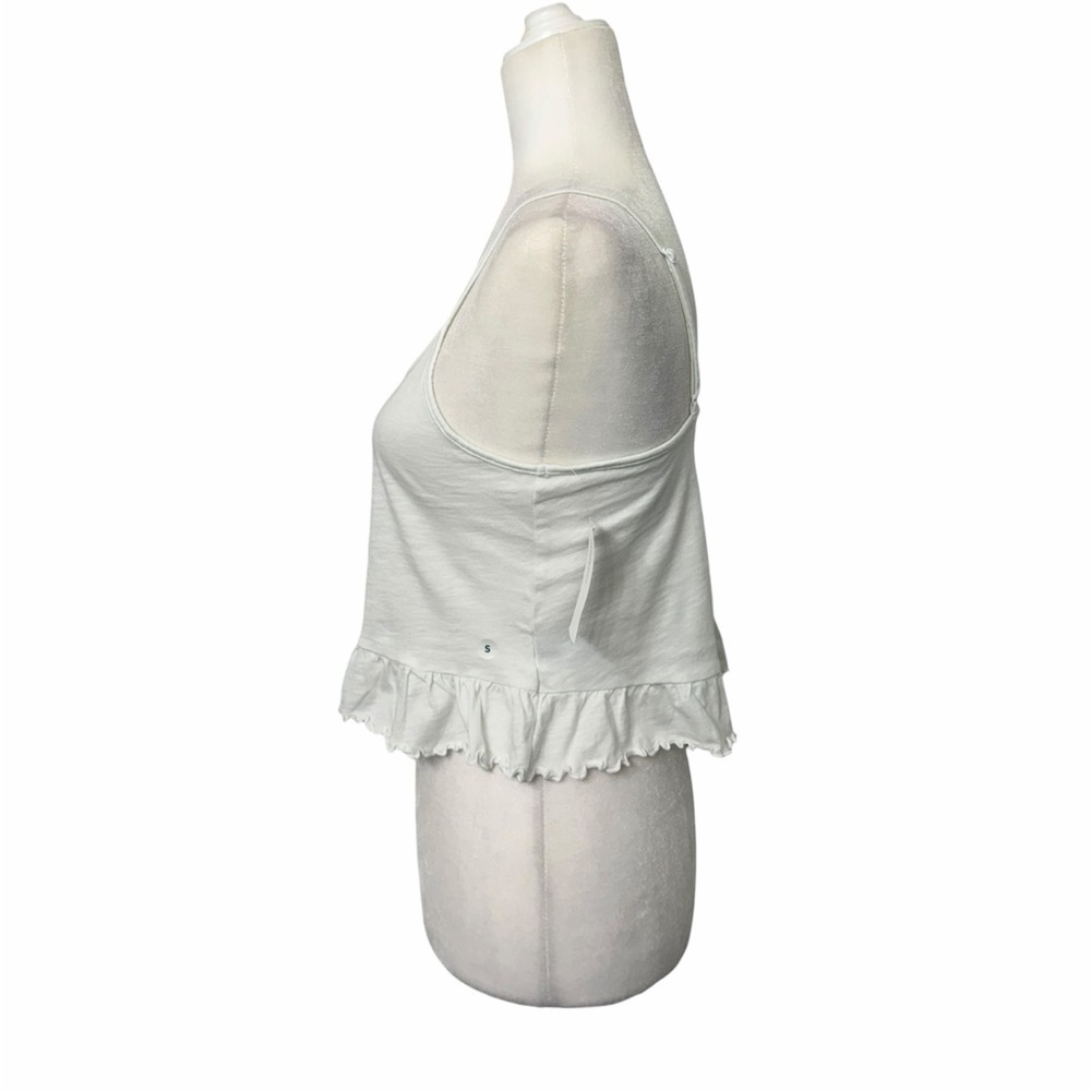 American Eagle Outfitters Cream Ruffle Camisole - Picture 2 of 9